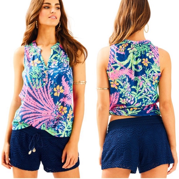 Lilly Pulitzer Pants - NWT Lilly Pulitzer Claudette Shorts Sz XL :: L25